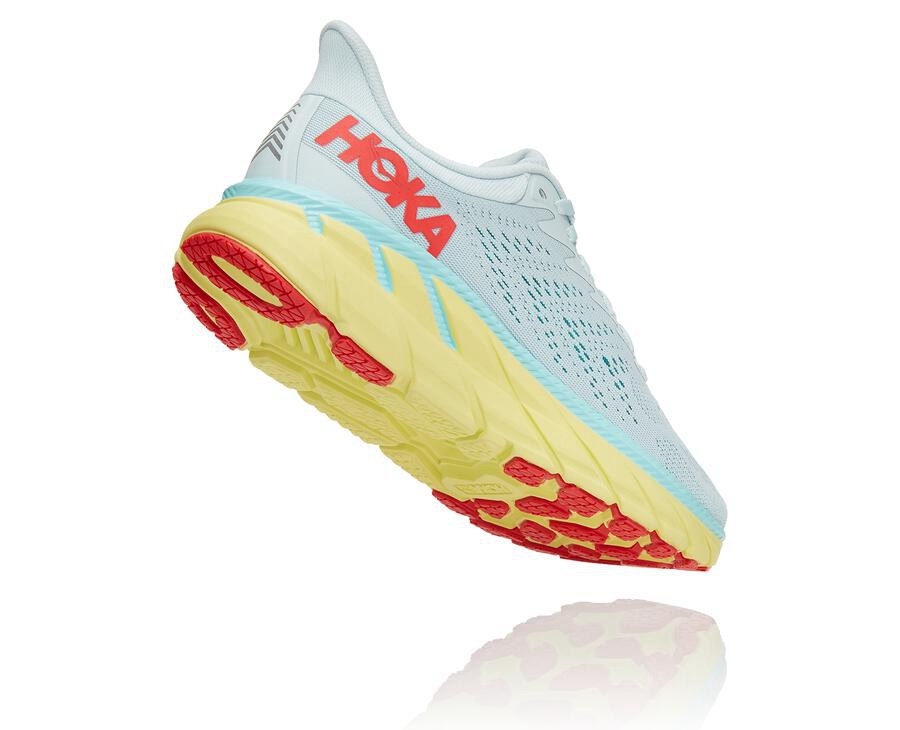 Hoka One One Clifton 7 Löparskor Dam - Blå - VUFIE-5817